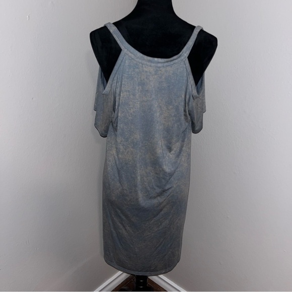 Mod Ref Women’s Off The Shoulder Stonewashed Dress Size Large - Picture 5 of 5